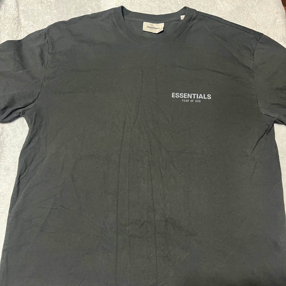 Fear of God Essentials Black Short Sleeve Tee